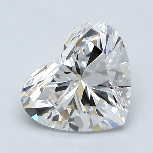 1.62 carat F-IF Natūralus Heart Deimantas (1)