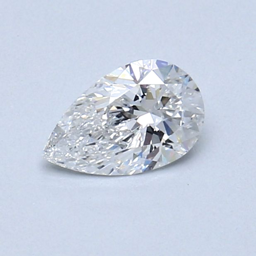 0.39 carat E-SI1 Natūralus Pear Deimantas (1)