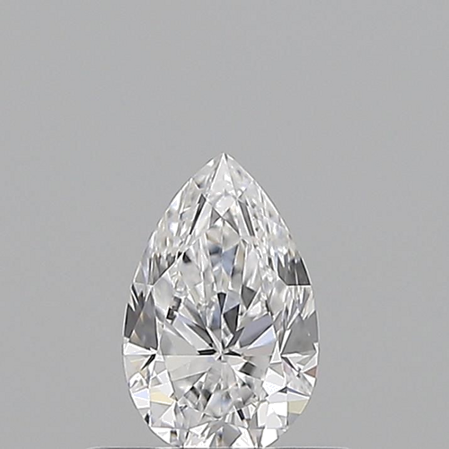 0.51 carat D-VVS1 Natūralus Pear Deimantas (1)