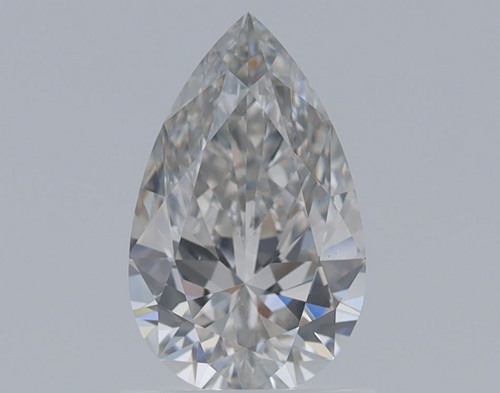 1.01 carat Light Gray-VS2 Natūralus Pear Deimantas (1)
