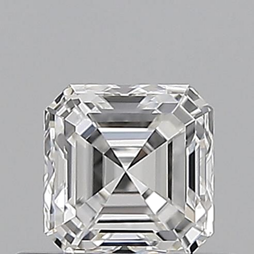 0.5 carat E-VVS2 Natūralus Asscher Deimantas (1)
