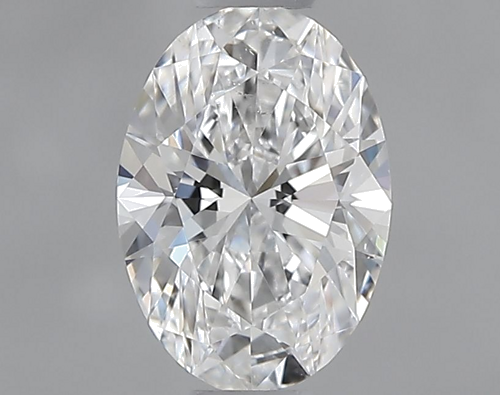 0.5 carat E-SI1 Natūralus Oval Deimantas (1)