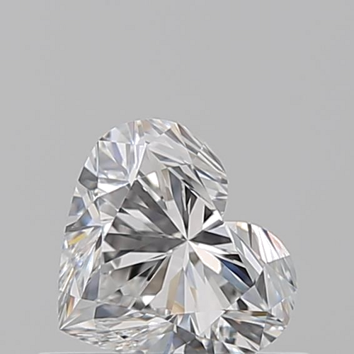 0.5 carat E-VVS2 Natūralus Heart Deimantas (1)