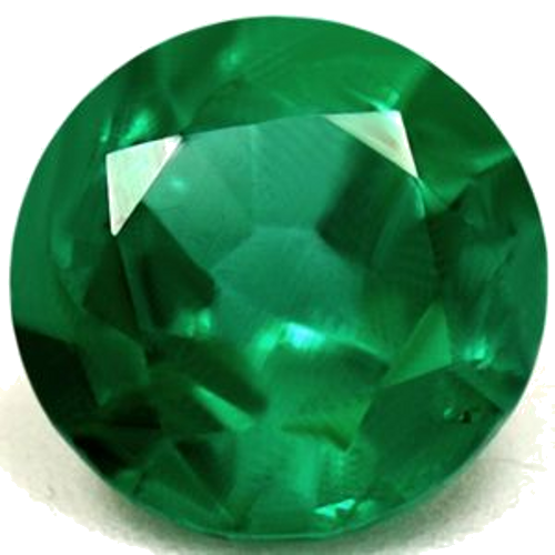 0.57 carat GREEN Round Smaragdas (1)