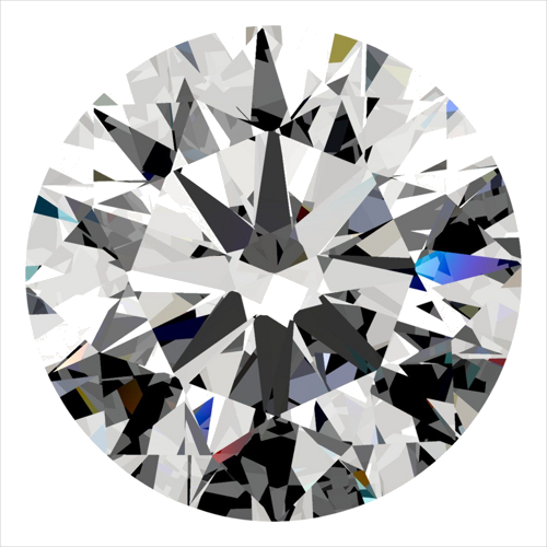 0.5 carat G-SI1 Excellent cut Natūralus Round Deimantas (1)