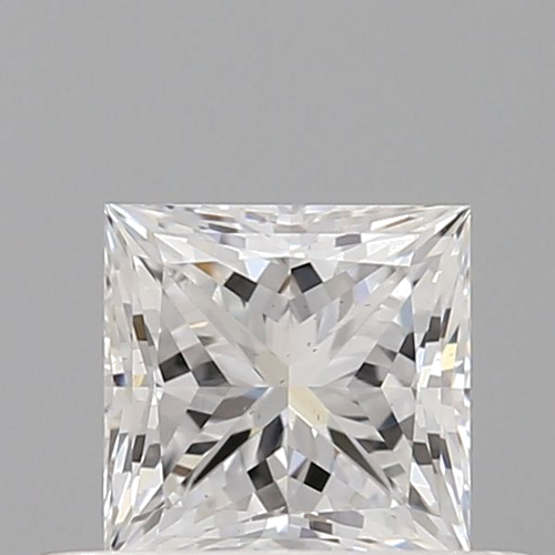 0.5 carat E-SI1 Natūralus Princess Deimantas (1)