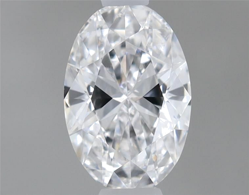 0.45 carat D-VVS2 Natūralus Oval Deimantas (1)