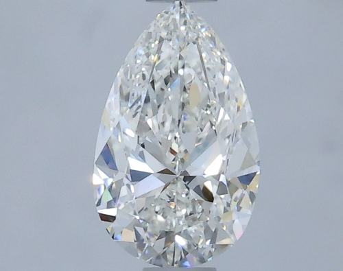 0.7 carat G-VVS1 Natūralus Pear Deimantas (1)
