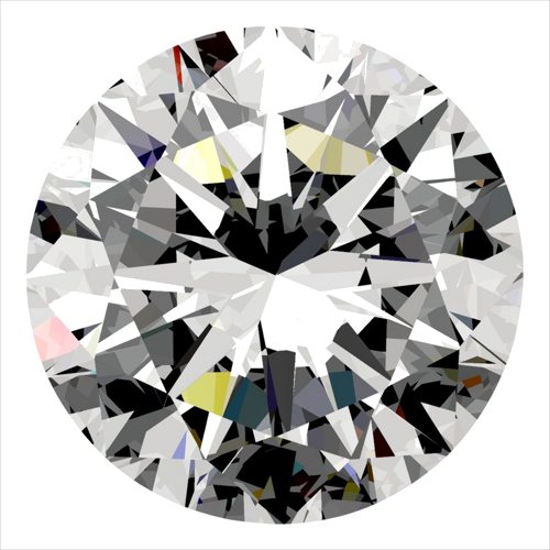 0.3 carat F-VS2 Very Good cut Natūralus Round Deimantas (1)
