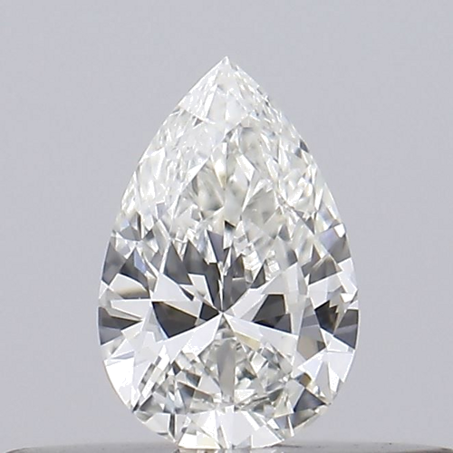 0.18 carat H-VVS2 Natūralus Pear Deimantas (1)
