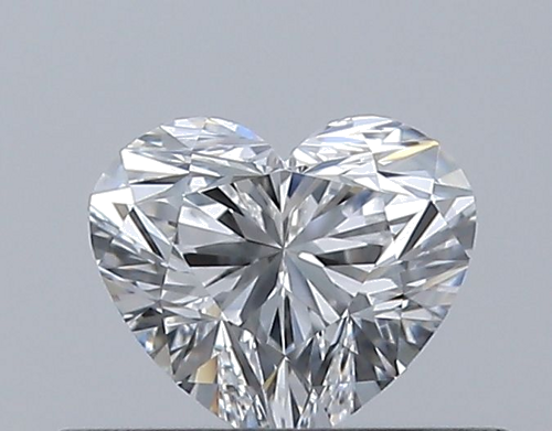 0.34 carat E-VVS2 Natūralus Heart Deimantas (1)