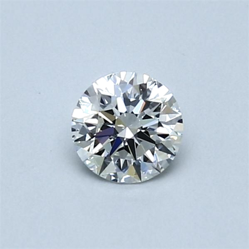 0.38 carat F-VVS1 Excellent cut Natūralus Round Deimantas (1)