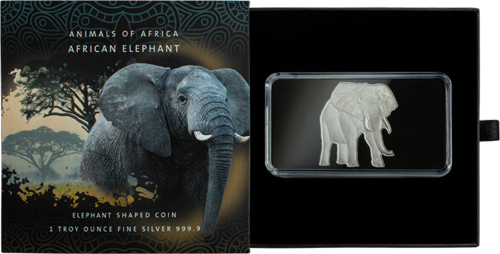 2021 Solomon Islands Elephant 1 oz Silver Coin in a Box (4)