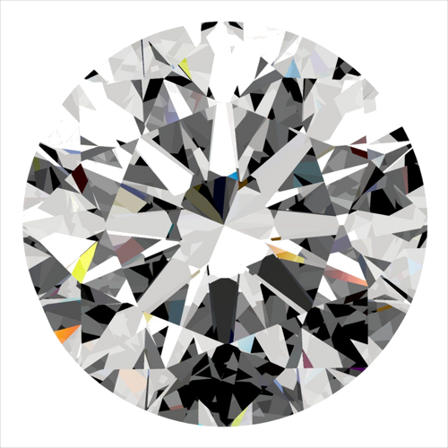 0.3 carat D-VS2 Very Good cut Natūralus Round Deimantas (1)