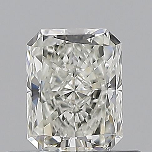 0.52 carat I-VVS2 Natūralus Radiant Deimantas (1)
