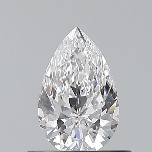 0.5 carat D-VVS2 Natūralus Pear Deimantas (1)