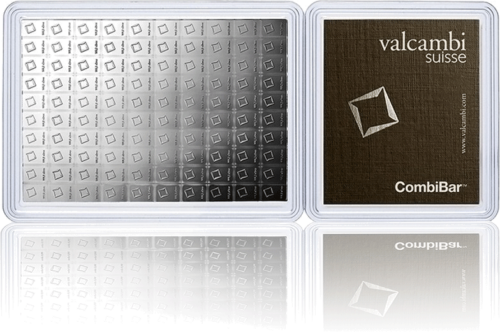 100 x 1 g CombiBar™ Silver Bar Valcambi (1)