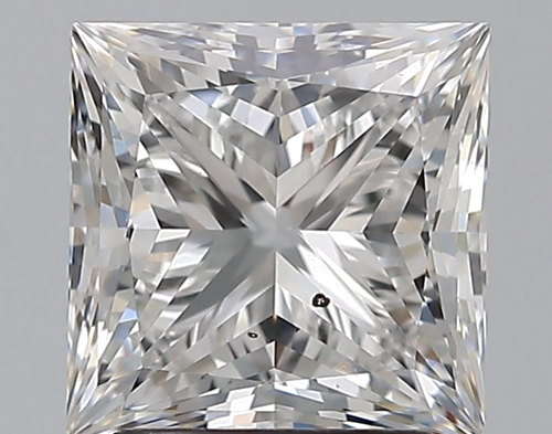 2.22 carat E-SI1 Natūralus Princess Deimantas (1)