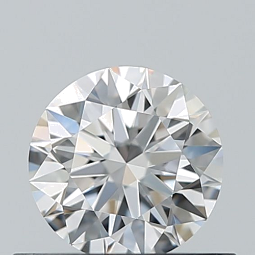 0.5 carat E-VVS2 Excellent cut Natūralus Round Deimantas (1)