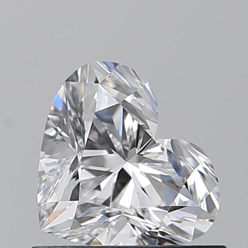0.71 carat D-VS2 Natūralus Heart Deimantas (1)
