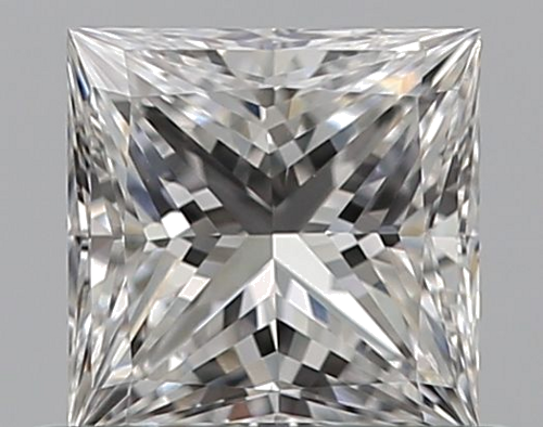 0.5 carat F-VS2 Natūralus Princess Deimantas (1)