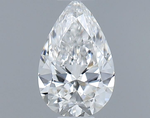 0.3 carat D-VS1 Natūralus Pear Deimantas (1)
