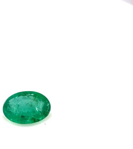0.52 carat GREEN Oval Smaragdas (1)