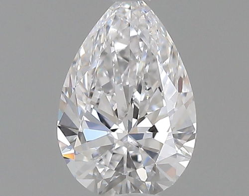 0.42 carat D-VVS2 Natūralus Pear Deimantas (1)