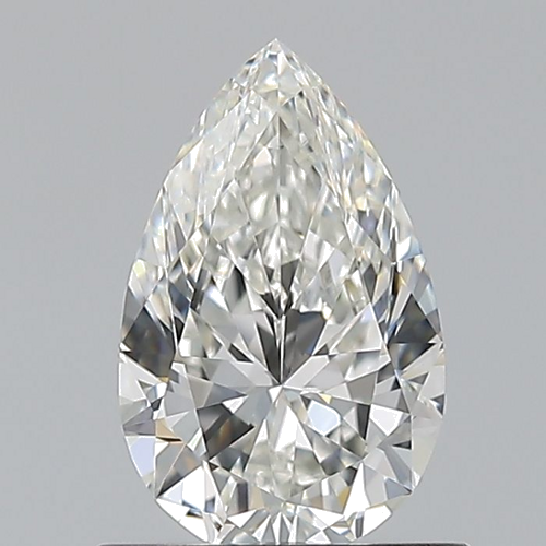 0.8 carat G-VVS2 Natūralus Pear Deimantas (1)