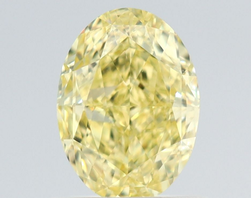 1.17 carat Faint Yellow-VVS1 Natūralus Oval Deimantas (1)
