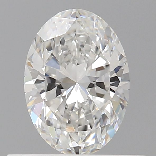0.5 carat F-VVS2 Natūralus Oval Deimantas (1)