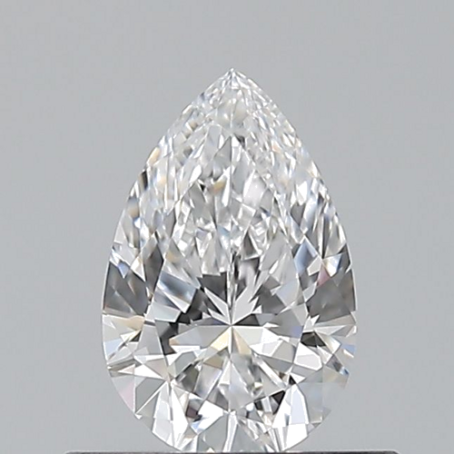 0.5 carat D-VVS1 Natūralus Pear Deimantas (1)