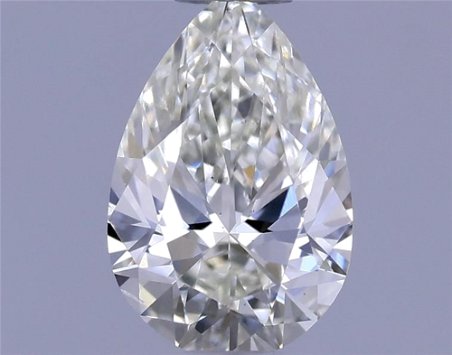 0.4 carat I-SI1 Natūralus Pear Deimantas (1)