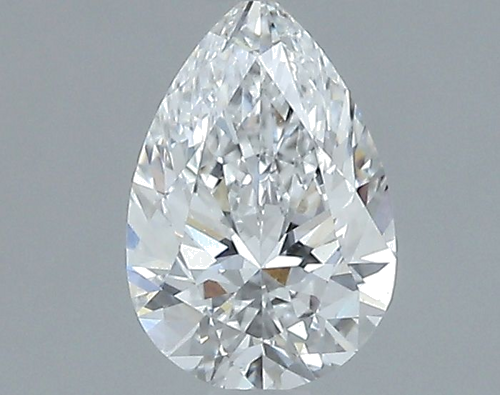 0.7 carat E-SI1 Natūralus Pear Deimantas (1)