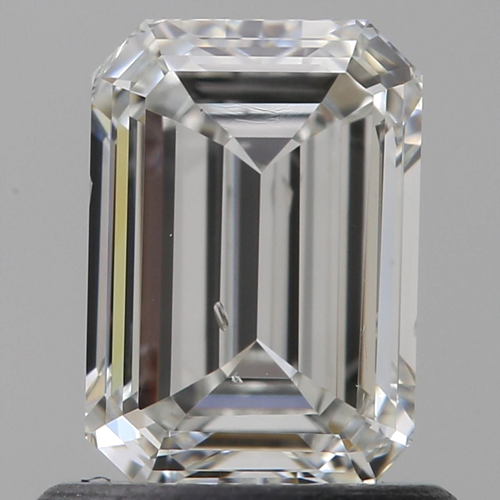 0.9 carat F-SI1 Natūralus Emerald Deimantas (1)