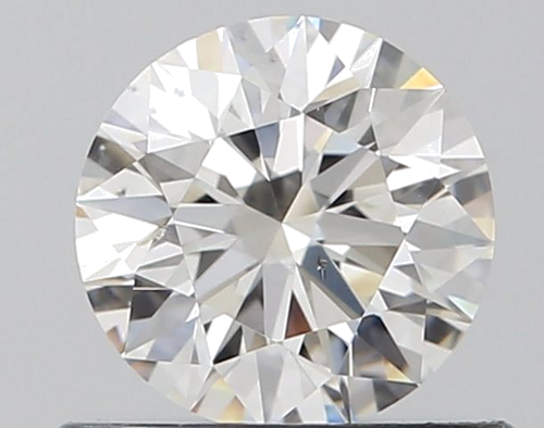 0.59 carat G-SI1 Excellent cut Natūralus Round Deimantas (1)