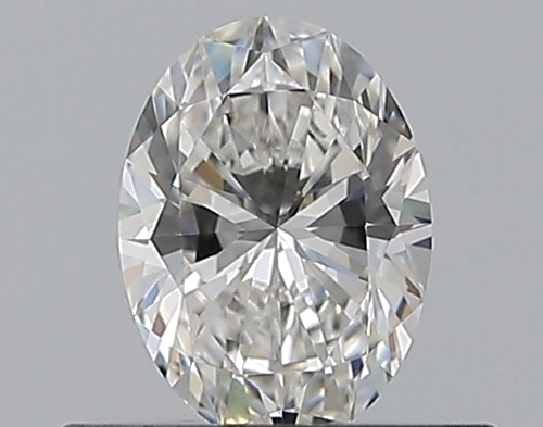 0.4 carat F-VVS2 Natūralus Oval Deimantas (1)