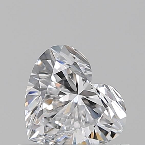 0.51 carat D-VVS2 Natūralus Heart Deimantas (1)
