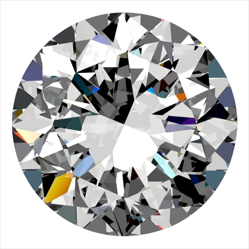 0.3 carat D-SI1 GD cut Natūralus Round Deimantas (1)