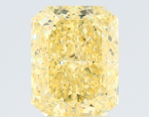 3.56 carat Fancy Yellow-VS2 Natūralus Radiant Deimantas (1)