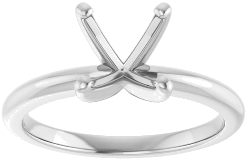 Sužadėtuvių Žiedas „Solitaire“ 925 Sidabro Round 8mm (3)