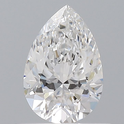 0.57 carat E-VVS1 Natūralus Pear Deimantas (1)