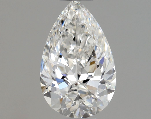 0.5 carat F-VS2 Natūralus Pear Deimantas (1)