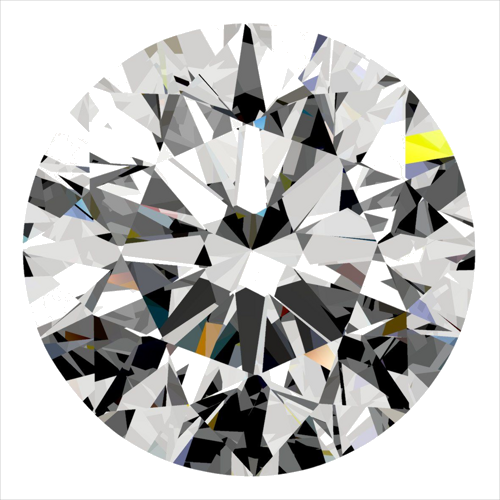 0.4 carat E-VS2 Very Good cut Natūralus Round Deimantas (1)