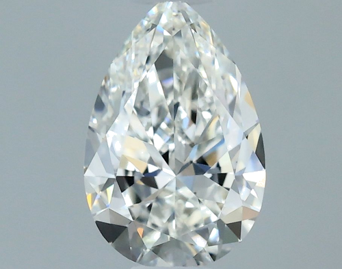 0.5 carat H-VVS1 Natūralus Pear Deimantas (1)