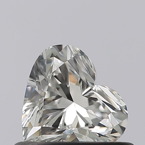 0.44 carat E-VVS1 Natūralus Heart Deimantas (1)
