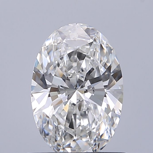 0.7 carat F-VVS2 Natūralus Oval Deimantas (1)