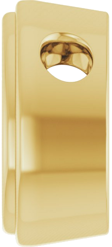 Pakabukas „Bezel-Set Solitaire“ 10k yellow gold Pear 6mm x 4mm (3)