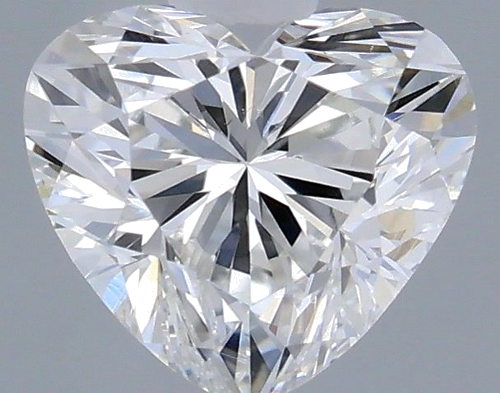 0.36 carat F-VS1 Natūralus Heart Deimantas (1)