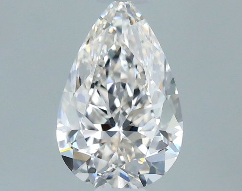 0.5 carat H-IF Natūralus Pear Deimantas (1)